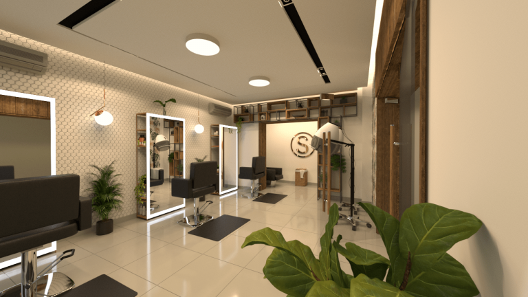 Hairstyling Area